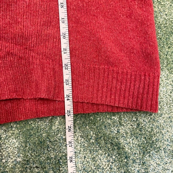 Ralph Lauren Rugby Shetland Wool Suede Elbow Patch Sweater Men's L - Picture 5 of 6